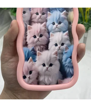 Чехол TPU Cloudy Pictures для Apple iPhone 16 (6.1") Kittens