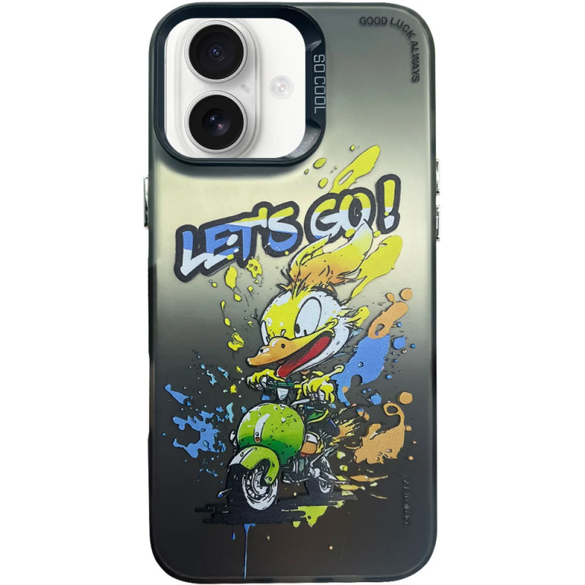 Чехол TPU+PC So Cool для Apple iPhone 16 (6.1") Let's Go