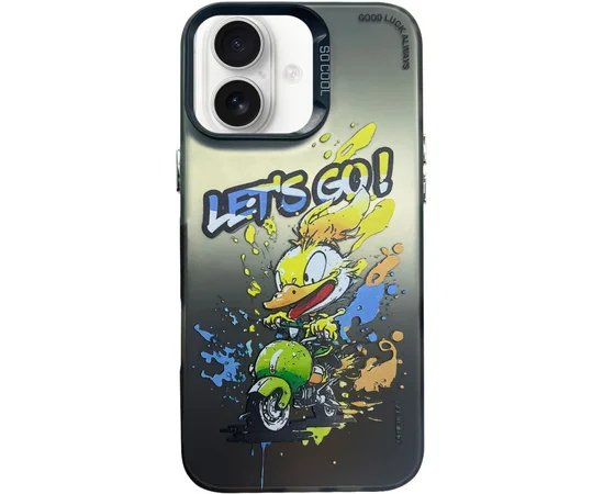 Чехол TPU+PC So Cool для Apple iPhone 16 (6.1") Let's Go