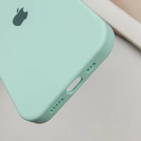 Чехол Silicone Case Full Protective (AA) для Apple iPhone 16 (6.1") Бирюзовый / Turquoise