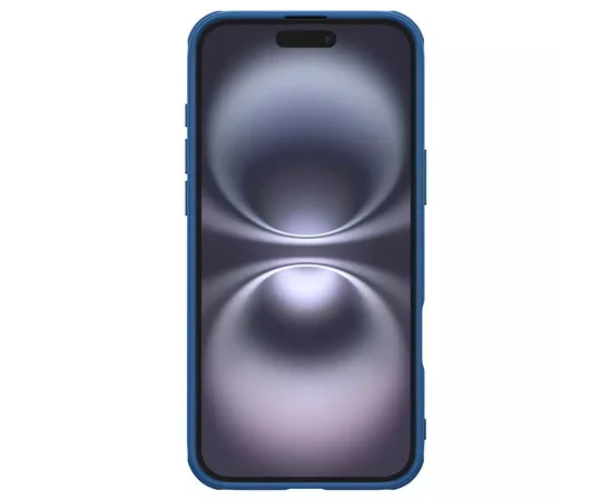 Чехол Nillkin Matte Pro для Apple iPhone 16 (6.1") Синий / Blue