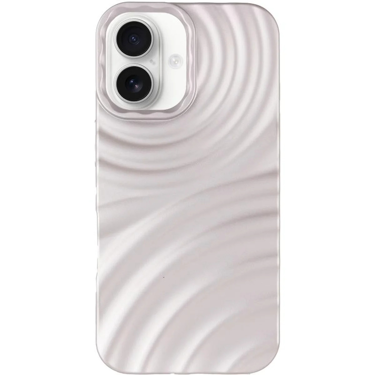 Чехол TPU MonoWave для Apple iPhone 16 (6.1") Light Gray