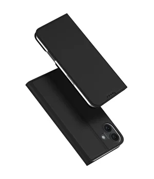 Чохол-книжка Dux Ducis з кишенею для візиток для Apple iPhone 16 (6.1") Чорний