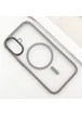 TPU+PC чохол Metal Buttons with MagSafe для Apple iPhone 16 (6.1") Сірий