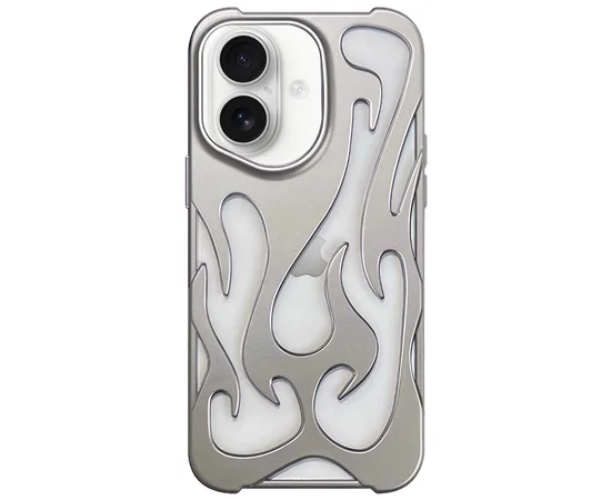 Чехол TPU WinFire для Apple iPhone 16 (6.1") Silver