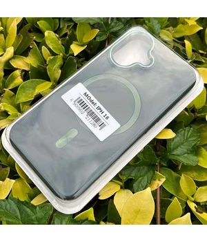 Кожаный чехол SnapCase with MagSafe для Apple iPhone 16 (6.1") Green