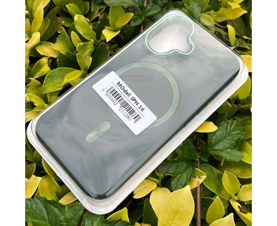 Кожаный чехол SnapCase with MagSafe для Apple iPhone 16 (6.1") Green