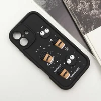 Чохол TPU Toys Case для Apple iPhone 16 (6.1") Black / Always Happy