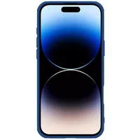 Карбоновая накладка Nillkin CamShield Pro Magnetic для Apple iPhone 16 (6.1") Blue