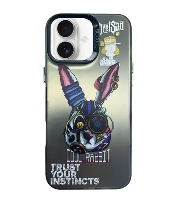 Чехол TPU+PC So Cool для Apple iPhone 16 (6.1") Cool Rabbit