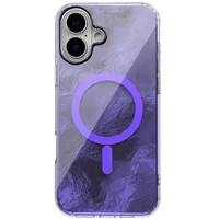Чехол TPU Shiny Mountain (MagFit) для Apple iPhone 16 (6.1") Purple