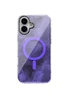 Чохол TPU Shiny Mountain (MagFit) для Apple iPhone 16 (6.1") Purple