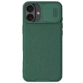 Карбоновая накладка Nillkin CamShield Pro для Apple iPhone 16 (6.1") Deep Green