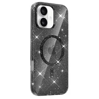 Чехол TPU Eclipse Sparkle (MagFit) для Apple iPhone 16 (6.1") Black