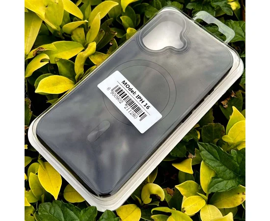 Кожаный чехол SnapCase with MagSafe для Apple iPhone 16 (6.1") Black