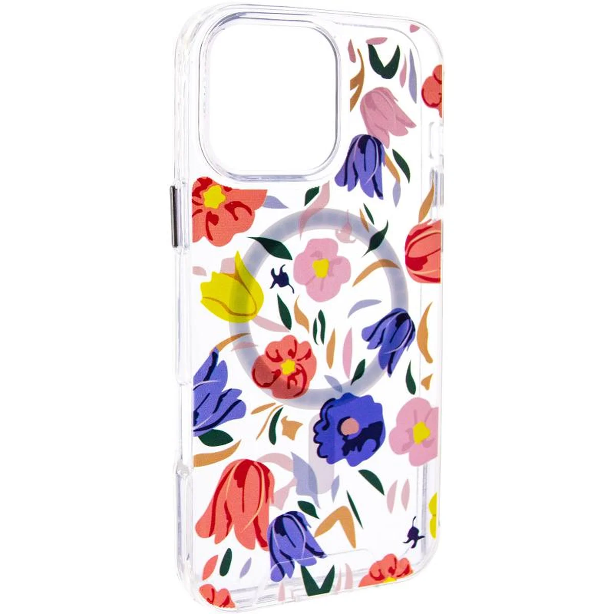 TPU+PC чехол Clear Garden with MagSafe для Apple iPhone 16 (6.1") Tropical Art