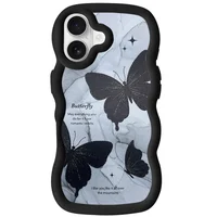 Чехол TPU Cloudy Pictures для Apple iPhone 16 (6.1") Butterflies