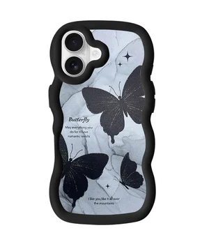 Чехол TPU Cloudy Pictures для Apple iPhone 16 (6.1") Butterflies