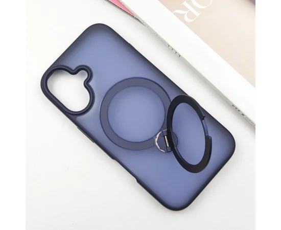 Чехол Ummi Colorful with MagSafe HQ Ring для Apple iPhone 16 (6.1") Dark Blue