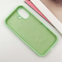 Чехол Silicone Case Full Protective (AA) для Apple iPhone 16 (6.1") Зеленый / Pistachio