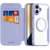 Чохол-книжка Dux Ducis Skin X Pro with MagSafe Apple iPhone 16 (6.1") Purple