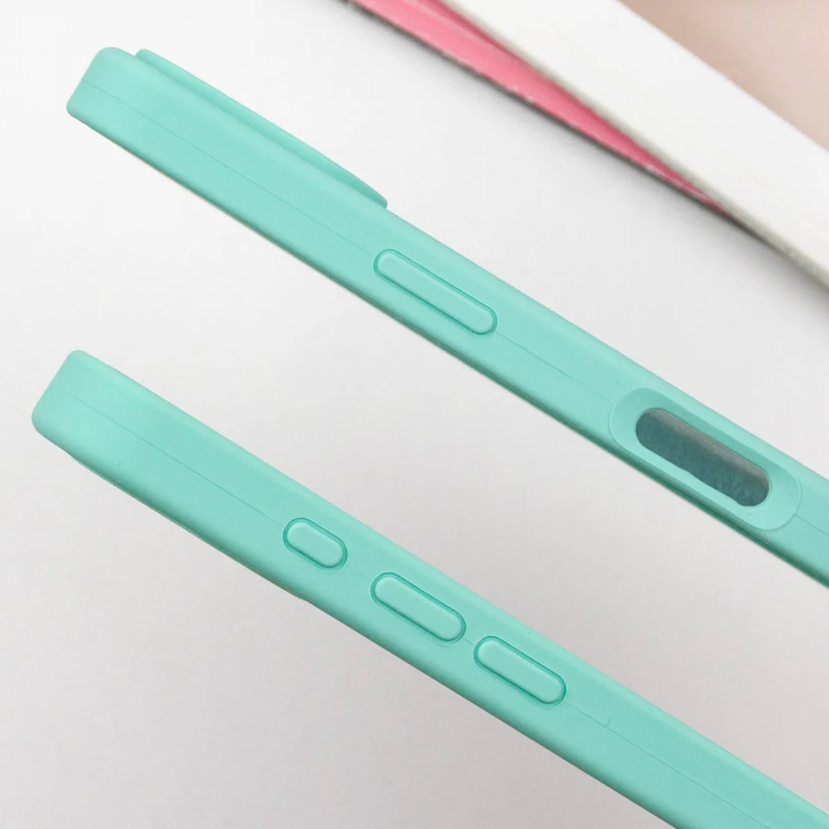 Чехол Silicone Case Full Protective (AA) для Apple iPhone 16 (6.1") Бирюзовый / Marine Green