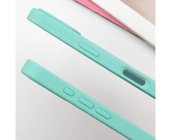 Чохол Silicone Case Full Protective (AA) для Apple iPhone 16 (6.1") Бірюзовий / Marine Green