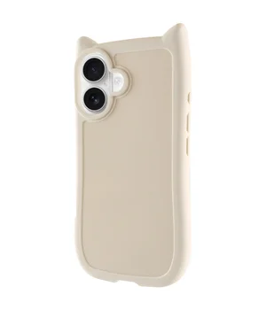Чехол TPU Cat для Apple iPhone 16 (6.1") Antique White