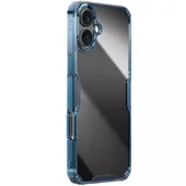 TPU чехол Nillkin Nature Pro Series для Apple iPhone 16 (6.1") Синий (прозрачный)