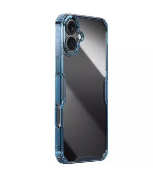 TPU чохол Nillkin Nature Pro Series для Apple iPhone 16 (6.1") Синій (прозорий)
