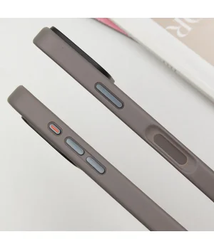 TPU+PC чехол Metal Buttons для Apple iPhone 16 (6.1") Серый TPU+PC чехол Metal Buttons для Apple iPhone 16 (6.1") Серый