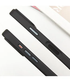 TPU+PC чехол Metal Buttons для Apple iPhone 16 (6.1") Черный TPU+PC чехол Metal Buttons для Apple iPhone 16 (6.1") Черный