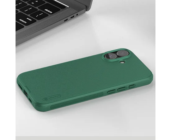 Чохол Nillkin Matte Pro для Apple iPhone 16 (6.1") Зелений / Deep Green