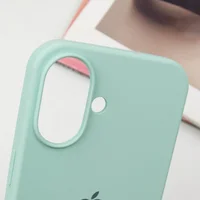 Чехол Silicone Case Full Protective (AA) для Apple iPhone 16 (6.1") Бирюзовый / Turquoise