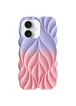 TPU чехол Leaf для Apple iPhone 16 (6.1") Lilac / Pink