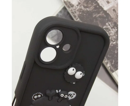 Чехол TPU Toys Case для Apple iPhone 16 (6.1") Black / Melody