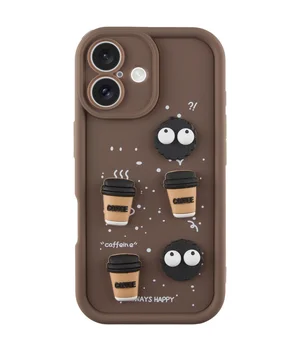 Чохол TPU Toys Case для Apple iPhone 16 (6.1") Brown / Always Happy