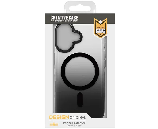 Чехол TPU+PC Phantom with MagSafe для Apple iPhone 16 (6.1") Black