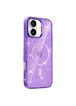 Чохол TPU Eclipse Sparkle (MagFit) для Apple iPhone 16 (6.1") Purple
