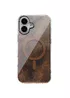 Чехол TPU Shiny Mountain (MagFit) для Apple iPhone 16 (6.1") Chocolate