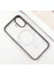 TPU+PC чохол Metal Buttons with MagSafe для Apple iPhone 16 (6.1") Сірий