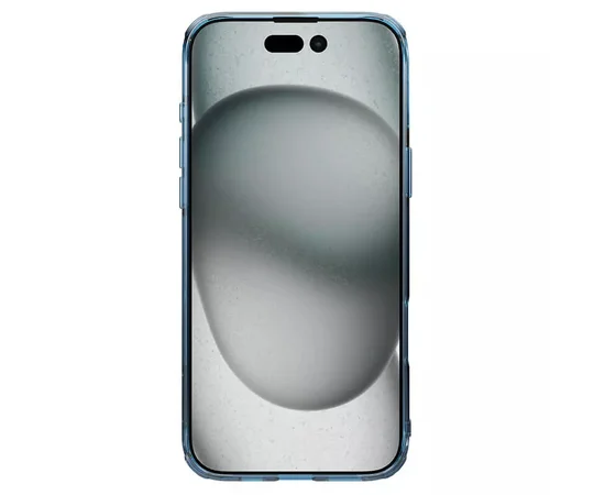 TPU чехол Nillkin Nature Pro Magnetic для Apple iPhone 16 (6.1") Синий (прозрачный)