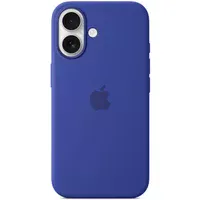 Чохол Silicone case (AAA) full with Magsafe and Animation для Apple iPhone 16 (6.1") Ultramarine