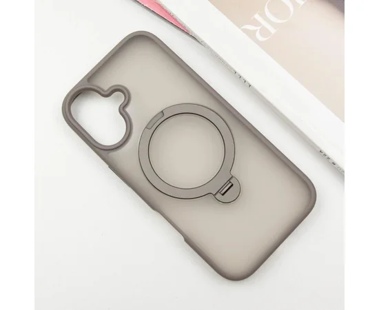 Чехол Ummi Colorful with MagSafe HQ Ring для Apple iPhone 16 (6.1") Grey