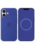 Чехол Silicone case (AAA) full with Magsafe and Animation для Apple iPhone 16 (6.1") Ultramarine