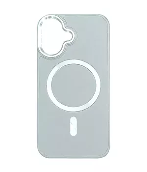 Шкіряний чохол SnapCase with MagSafe для Apple iPhone 16 (6.1") Grey