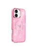Чехол TPU Eclipse Sparkle (MagFit) для Apple iPhone 16 (6.1") Pink