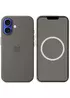 Чохол Silicone case (AAA) with Magsafe and Animation (button) для Apple iPhone 16 (6.1") Stone Grey