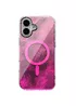 Чохол TPU Shiny Mountain (MagFit) для Apple iPhone 16 (6.1") Pink