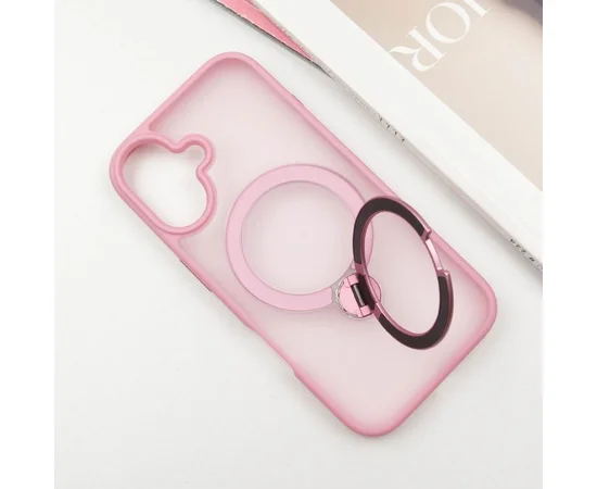 Чехол Ummi Colorful with MagSafe HQ Ring для Apple iPhone 16 (6.1") Pink